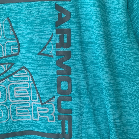 Under Armour Teal/Gray Shirt Size XXL - Picture 3 of 7
